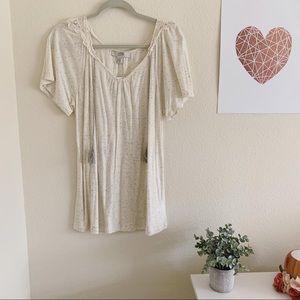 Vintage America Blues Speckle Scoop Neck